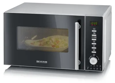 Produktbild von Severin MW 7773, Arbeitsplatte, Grill-Mikrowelle, 20 l, 800 W, Eingebautes Display, LCD
