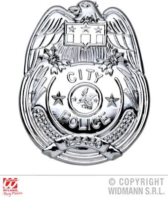 Obrázek produktu pro Policejní odznak - Kovový - Policie
