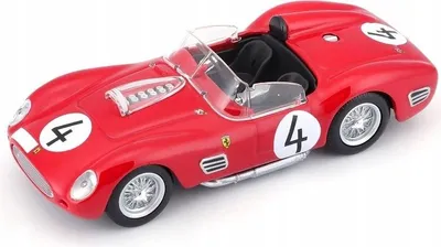Obrázek produktu pro BBURAGO Ferrari Racing – 250 Testa Rossa 1959, Model sportovního automobilu, Sestavený, 1:43, Ferrari Racing 250 Testa Rossa 1959, Jakékoliv pohlaví, Kov, Plast