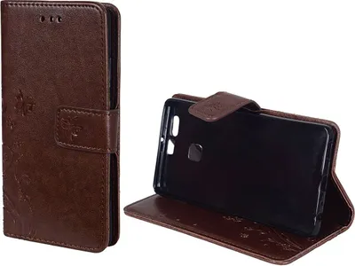Zdjęcie produktu dla Pokrowiec ochronny w kwiaty na telefon komórkowy Huawei P9 Coffee
