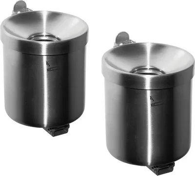Produktbild von TKG Rondo junior Wandaschenbecher Edelstahl, 2 St.