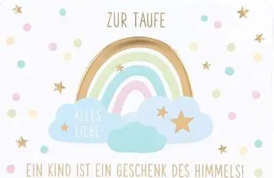 Produktbild von Klappkarte Kunterbunt Motiv 10, Depesche