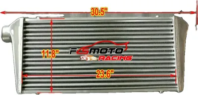 Produktbild von Intercooler, universelle Passform, Aluminiumkonstruktion, hohe Effizienz