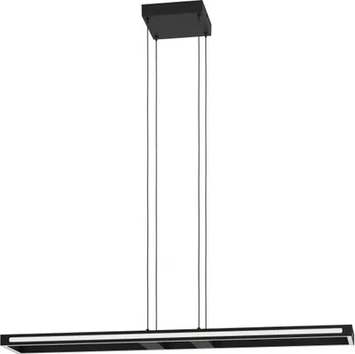 Produktbild von EGLO connect.z Smart-Home LED Pendelleuchte Salvilanias-Z, Metall Hängelampe, ZigBee, App und Sprachsteuerung Alexa, CCT, dimmbar, schwarz, 116 cm