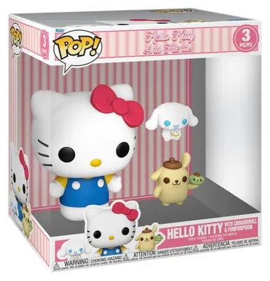 Immagine prodotto di Hello Kitty, confezione da 3 action figure in vinile, dimensioni extra large, altezza 25 cm