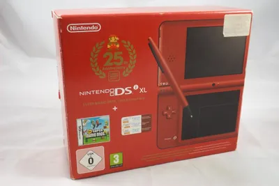 Produktbild von Nintendo DSi XL Grundgerät-rot+New Super Mario Br.