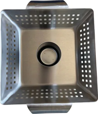 Produktbild von Bruzzzler Hähnchenbräter, Geflügelgriller aus Edelstahl, Hähnchengriller mit Aromaaufsatz - für geschlossene Grills und Backofen