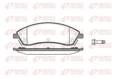 Produktbild von REMSA Bremsbeläge Satz Vorne Bremsklötze für CADILLAC SRX GMT265 1086.08