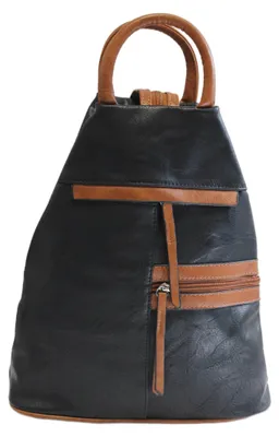 Produktbild von irisaa Damen Rucksack Daypack Tasche Umhänge Tasche Schulrucksack Schultertasche für Frauen und Mädchen