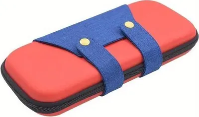Produktbild von Switch Tasche OLED Hülle Etui Zubehör Schutz Case Reise Mario Latzhosen Design