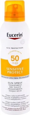 Obrázok produktu pre Sensitive Protect Sun Spray Transparent Dry Touch Spf50 od Eucerin 200 ml