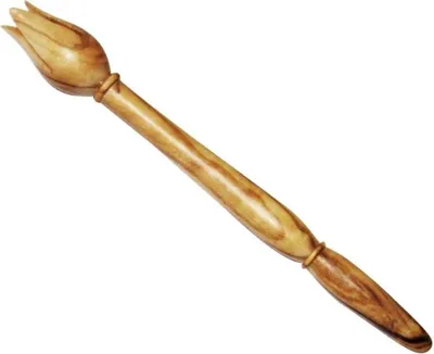 Produktbild von KeboLiv Olivenpicker aus Olivenholz, 14 cm, aus einem Stück handgefertigt