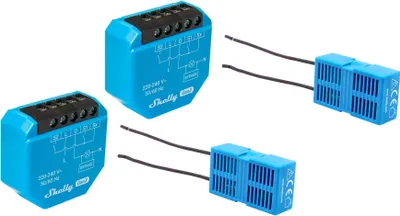 Produktbild von SHELLY Unterputz-Schalter 1L Gen3, WLAN, Bluetooth, 2 Stück