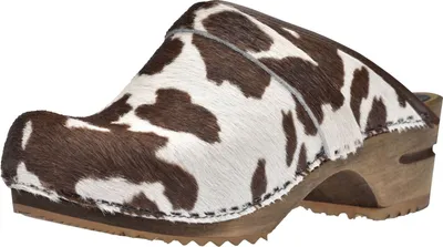 Produktbild von Sanita Damen Clog Kuhfell braun Gr. 41
