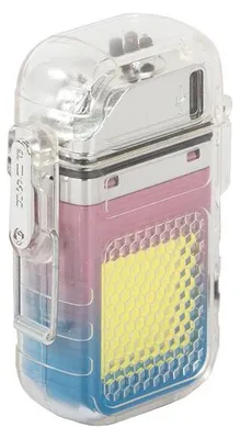 Produktbild von Verk 24478 Wasserdichtes USB-Feuerzeug mit Plasma-Zündung und COB-LED-Taschenlampe