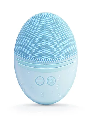 Productafbeelding van 2-in-1 Elektrische gezichtsreinigingsborstel, gezichtsreiniger, gezichtsmassage, blauw