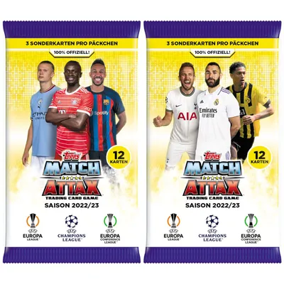 Zdjęcie produktu dla Topps - Liga Mistrzów 2022/23 - Karty kolekcjonerskie - 1 booster