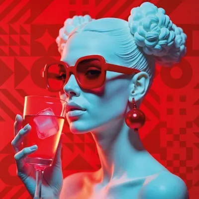 Image de Puzzle ART WOWO : Cocktail pourpre, 1000 pièces