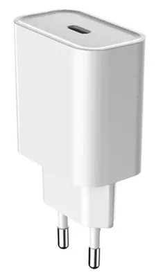 Productafbeelding van USB-C reislader, wit, 20W, artikelnummer 57983107552 - origineel