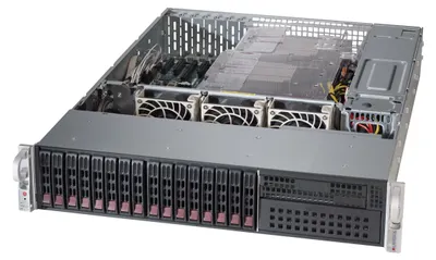 Productafbeelding van Supermicro SC213 BAC8-R1K23LPB - Voor montage in een serverkast