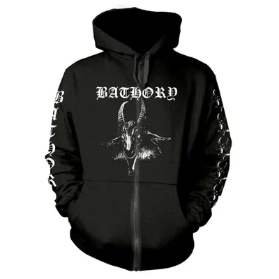 Zdjęcie produktu dla Bluza z kapturem męska Bathory, kolor: czarny, rozmiar: XXL