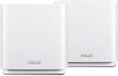 Zdjęcie produktu dla ASUS ZenWiFi AC (CT8), Wi-Fi 5 (802.11ac), Tri-band (2.4 GHz/5 GHz/5 GHz), Przewodowa sieć LAN, Biały, Router biurkowy