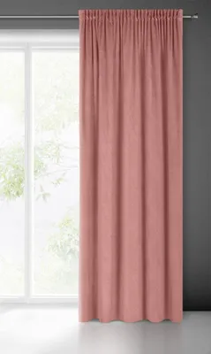 Produktbild von Eurofirany 392269, Durchscheinend, Pink, Einfarbig, Polyester, Aufhängungshaken, 215 g/m²