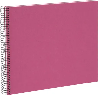 Produktbild von Goldbuch Bella Vista, Fuchsie, 40 Blätter, Spiralbindung, Polyurethan, Papier, Weiß, 350 mm