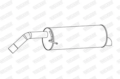 Immagine prodotto di WALKER 24289 Silenziatore posteriore per FORD Fiesta Mk6 hatchback (JA8, JR8) Scarico