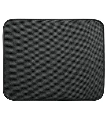 Obrázek produktu pro Podložka pod nádobí, polyester, šedá barva, rozměry 45 x 40 cm