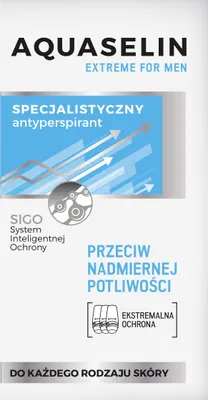 Obrázek produktu pro Aquaselin, Extreme Men, Specjalistyczny antyperspirant roll-on, 50 ml