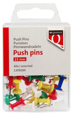 Image de Quantore - Push Pins Assorti 40 pièces | Soufflez un 40 pièces
