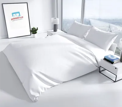 Produktbild von Top textil Bettlaken aus Baumwolle Weiß mit Hoteltasche