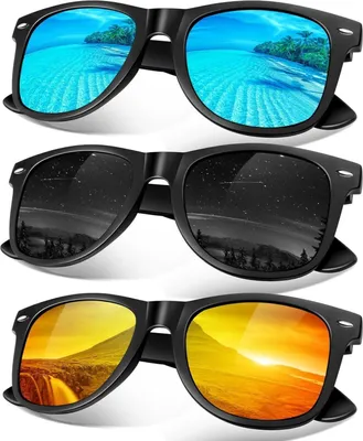 Immagine prodotto di Sunier Occhiali da sole ad alta protezione Uomo Polarizzati Retro Vintage UV400 CAT 3