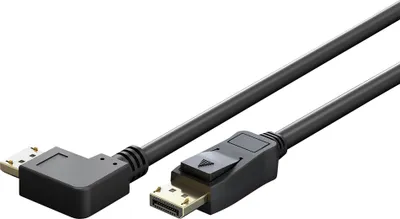 Produktbild von DisplayPort™-Kabel 2.0/2.1 gewinkelt 54Gbit/s (8K/60 Hz)