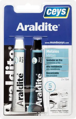 Produktbild von Araldite Spezialmetalle 8080 Bl 2 x 15 ml