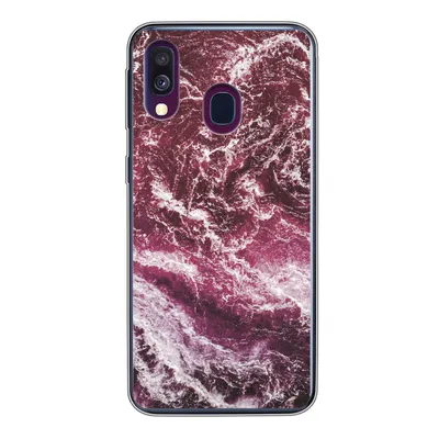 Produktbild von MuchoWow® Handyhülle Schutzhülle Hülle für Samsung Galaxy A40 Marmor - Naturstein - Mineralien Silikon Softcase Handy Hülle - Handy-Tasche