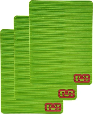 Image de DB Skimboards : Kit de planche à voile en EVA, modèle 3 pièces (couleur : vert citron)