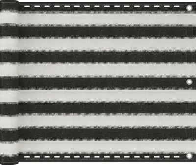 Produktbild von Balkonsichtschutz HDPE 75x600 cm anthrazit und weiß , Markisen Design 2024