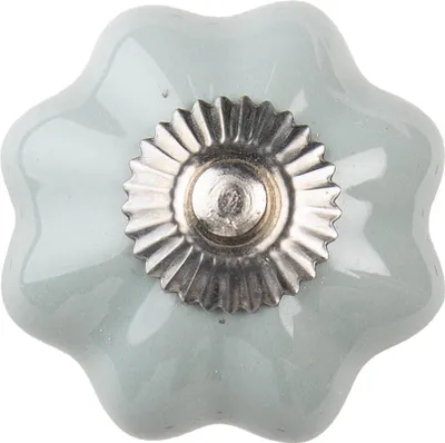 Produktbild von Clayre & Eef Türknauf Ø 4 cm Grau Keramik