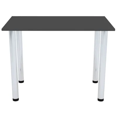Produktbild von AKKE Anthrazit Küchentisch mit chrom beine LxBxH: 50x50x74 cm