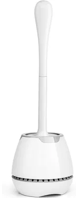Produktbild von Toilettenbürste mit belüftetem Halter, ergonomischer langer Griff, langlebige Borsten, für die