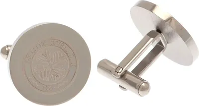 Productafbeelding van Celtic FC - Manchetknopen, embleem, roestvrij staal BS4615 (universele maat) (zilver)
