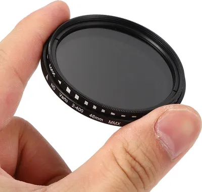 Obrázek produktu pro Junestar ND filtr pro objektivy Neutral Density ND2-400 Nastavitelný pro objektivy bezzrcadlovek (46 mm)