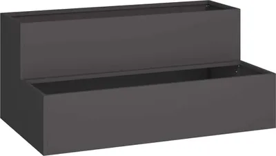 Zdjęcie produktu dla vidaXL Sadzarka ogrodowa czarna 100 x 60 x 45 cm Stal walcowana na zimno