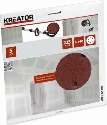 Immagine prodotto di Set di 5 dischi autobloccanti - grana 240 - Ø 225 mm