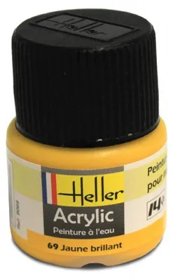 Produktbild von Heller 9069 -  Peinture Acrylic 069 jaune brillant, 12ml - Neu