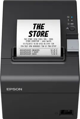 Produktbild von Epson TM T20III - Belegdrucker - Thermozeile - Rolle (7,95 cm) - 203 x 203 dpi - bis zu 250 mm/Sek. - LAN - Schwarz (C3