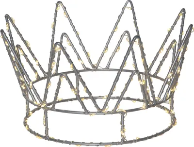 Produktbild von Star LED-Dekokrone 'Crown', Silber,