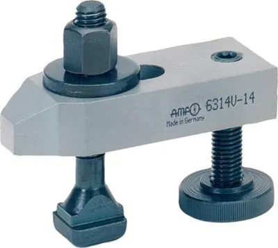 Immagine prodotto di AMF Braccio di serraggio 6314V smussato con vite di supporto Scanalatura 12 mm H 10 - 40 mm
